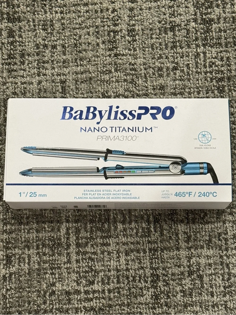 BaBylissPRO Nano Titanium Prima lonic Hair Straightener - Picture 7 of 11